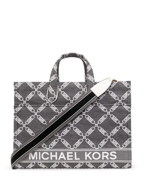 Michael Michael Kors Gigi cotton tote bag Black 30S4G3GT3J
