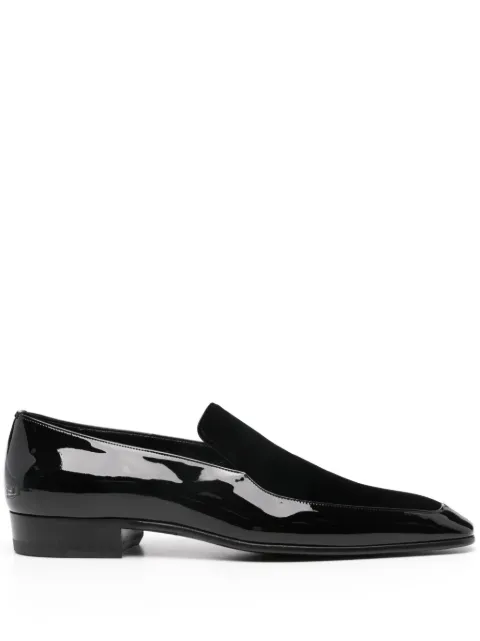 Saint Laurent panelled loafers Black 7561611TVAO