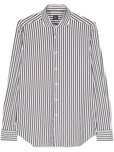 Xacus striped longsleeved shirt White ACT558ML61617