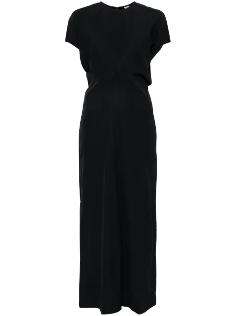 TOTEME Slouch Waist maxi dress Blue 241WRD1103FB0020016