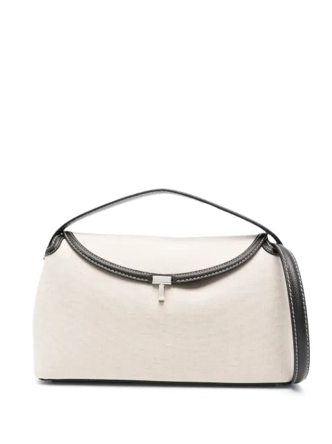 TOTEME T-Lock top handle bag Neutrals 243WAL961FB0234001