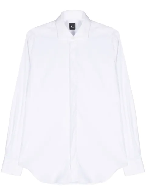 Xacus cutaway-collar poplin shirt White 538ML16125