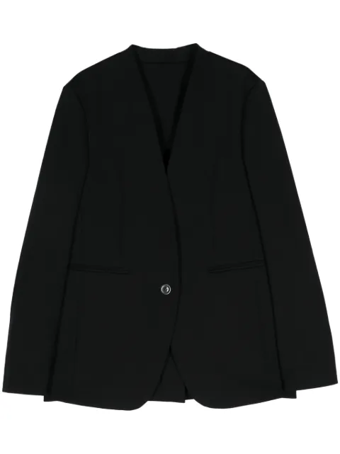 Wolford single-breasted scuba blazer Black 53317