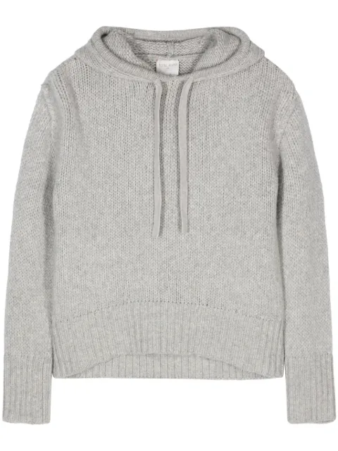 Forte Forte wool knitted hoodie Grey 13337MYKNIT