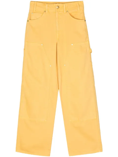 Ulla Johnson high-rise straight-leg jeans Yellow UJ9904003