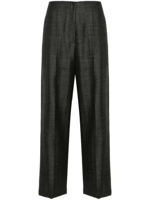 Forte Forte herringbone wool tailored trousers Grey 13224BISMYPANTS