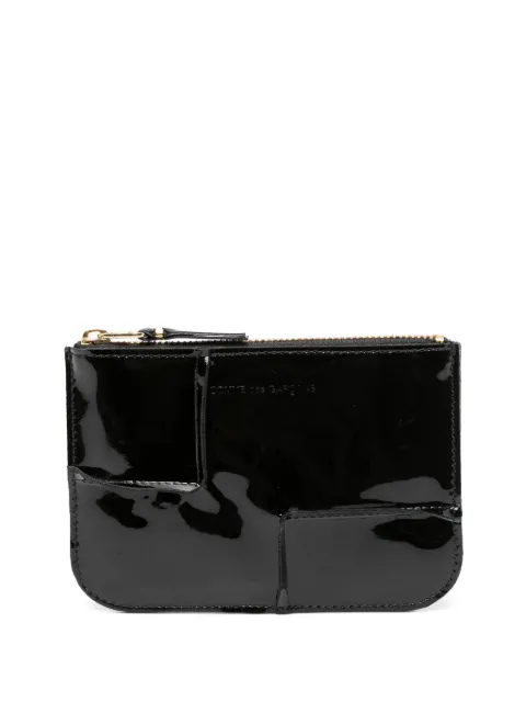 Comme Des Garçons Wallet logo-debossed leather wallet Black SA8100RH