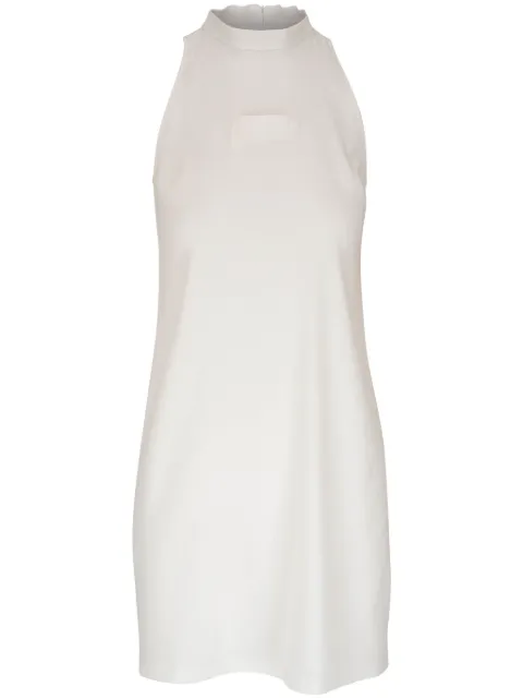 Peter Cohen linen-blend halterneck minidress White 3768STL