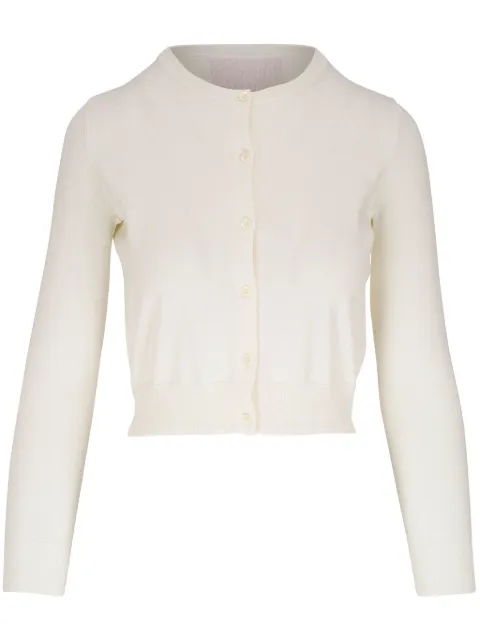 Carolina Herrera round-neck button-up cardigan White E2412N102KSC