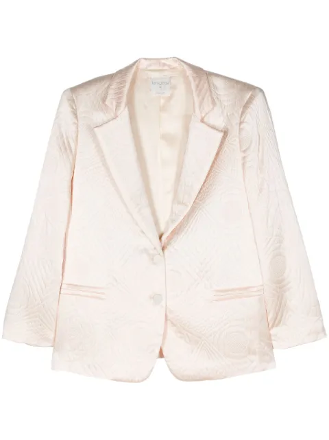 Forte Forte quilted single-breasted blazer Neutrals 12829MYJACKET