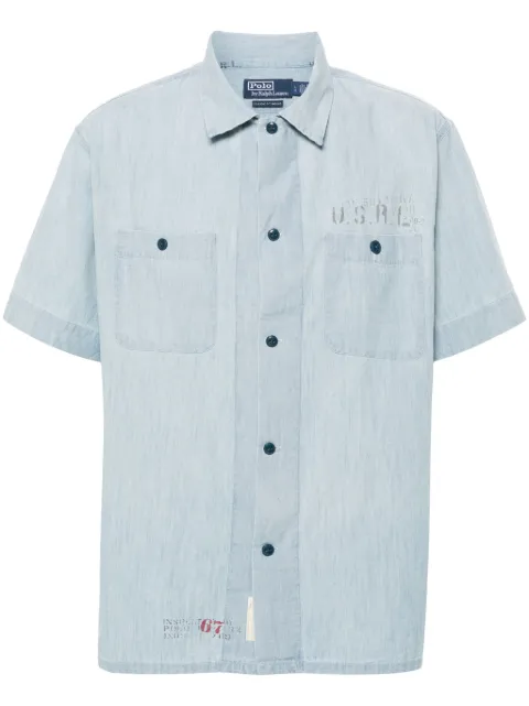 Polo Ralph Lauren short-sleeve denim shirt Blue 710934285001