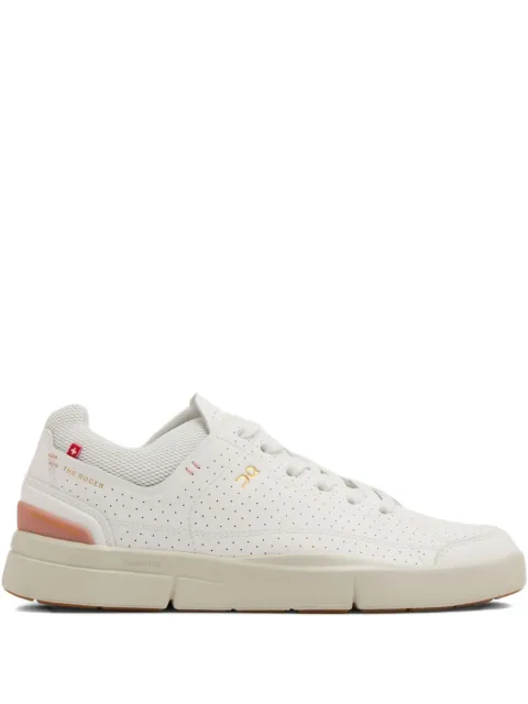 On logo-print perforated low-top sneakers White 3WD30241188