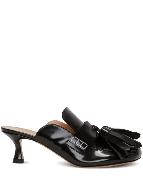 JW Anderson tassel-detail leather mules Black ANW43003A20000