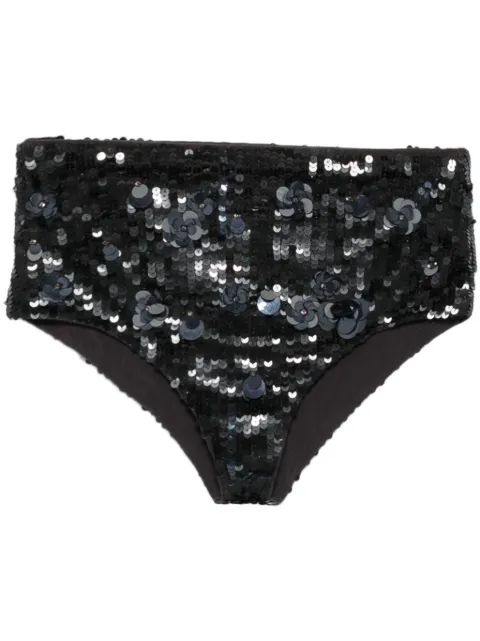 P.A.R.O.S.H. Glow mini shorts Black GLOWD210570