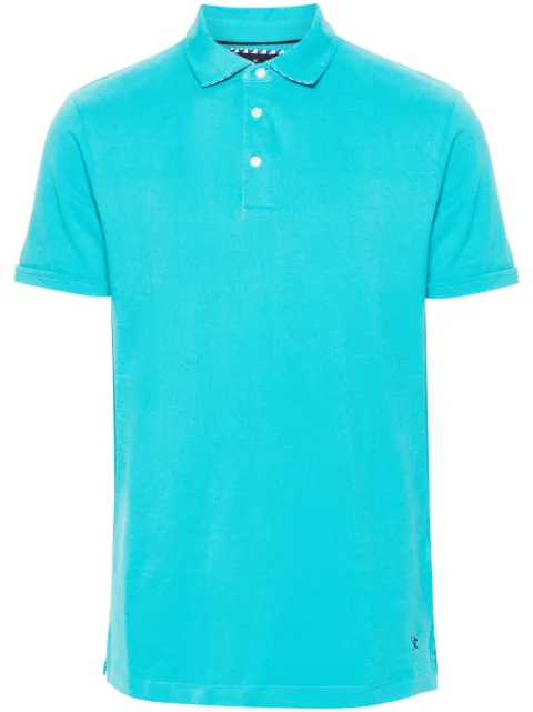 Hackett London short-sleeve cotton polo shirt Blue HM563279