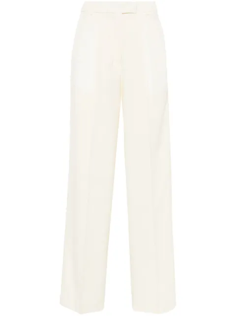 Officine Generale Nastia high-waist palazzo pants Neutrals S24WTLG454