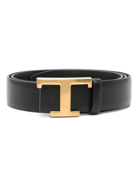 Tod's T Timeless reversible belt Black XCWTSB10100RBR