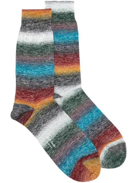 Paul Smith striped ankle socks Grey M1A800MON028