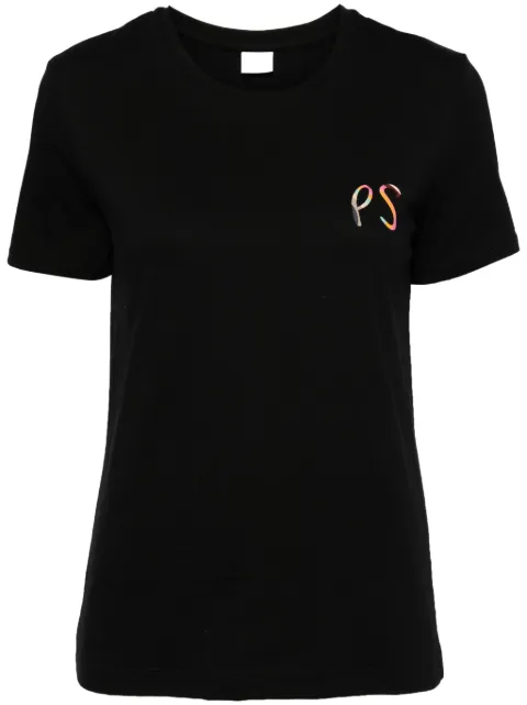 PS Paul Smith logo-print cotton T-shirt Black W2RG799NP4842