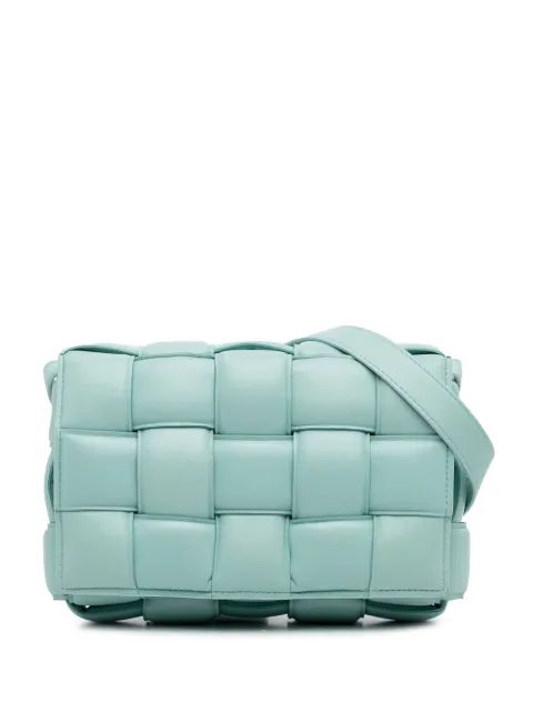 Bottega Veneta Pre-Owned 2020-2023 Intrecciato Padded Cassette crossbody bag Blue CEKK2GJV97FU0NJZ