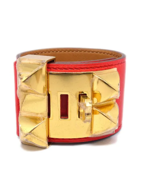 Hermès Pre-Owned 2013 Collier de Chien bracelet Red SQUAREQ