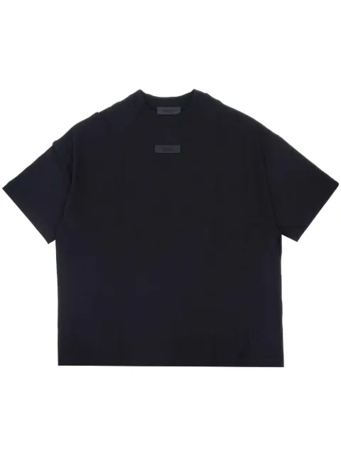 FEAR OF GOD ESSENTIALS logo-appliqué cotton T-shirt Black 125SU244190F