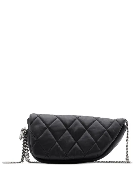 Burberry Shield Lock leather shoulder bag Black 8087272