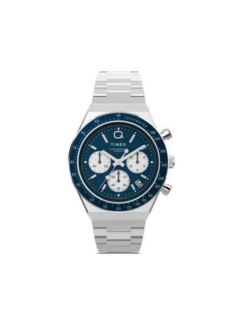 TIMEX Q Timex Chronograph 40mm Blue TW2W51600