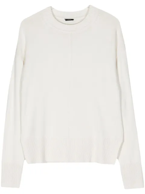 JOSEPH crew-neck silk-blend jumper Neutrals JF008295