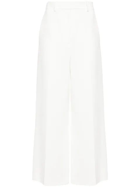 KHAITE Bacall straight trousers White 31394092168