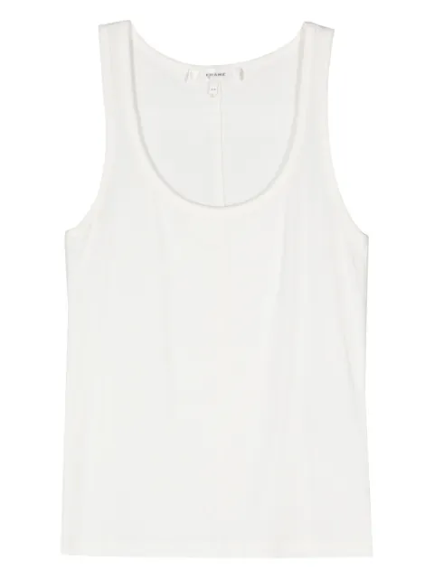 FRAME ribbed tank top White WS24JKT009
