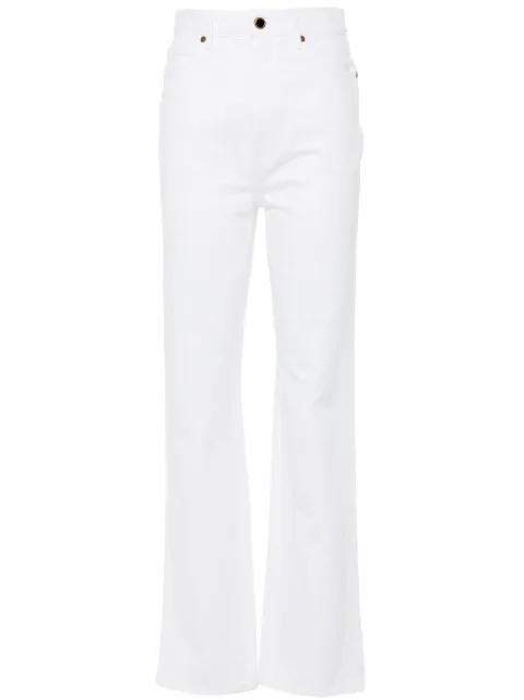 KHAITE Danielle straight-leg jeans White 1032913100100