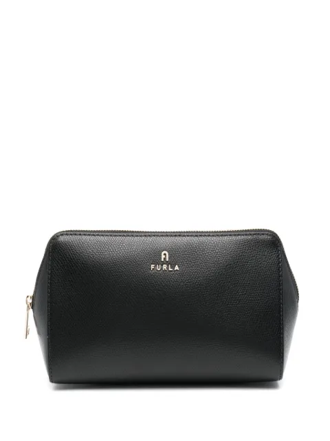 Furla Camelia L leather makeup bag Black WE00618ARE0001007
