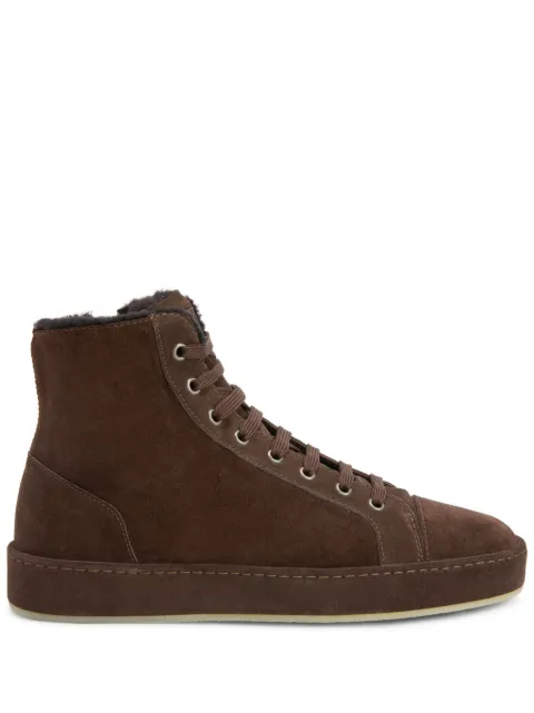 Giuseppe Zanotti GZ-City suede high-top sneakers Brown RU40000002