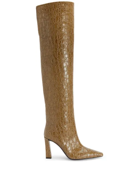 Giuseppe Zanotti 45mm Janiee Plus boots Neutrals I480003001