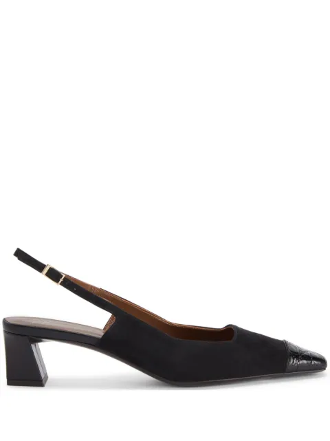 Giuseppe Zanotti 45mm Brendha Croco pumps Black I450008A002