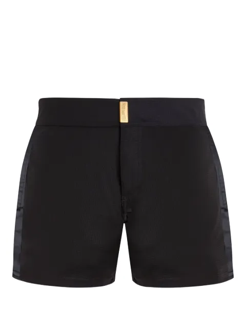 Vilebrequin Midnight logo-patch swim shorts Black MIDAL252