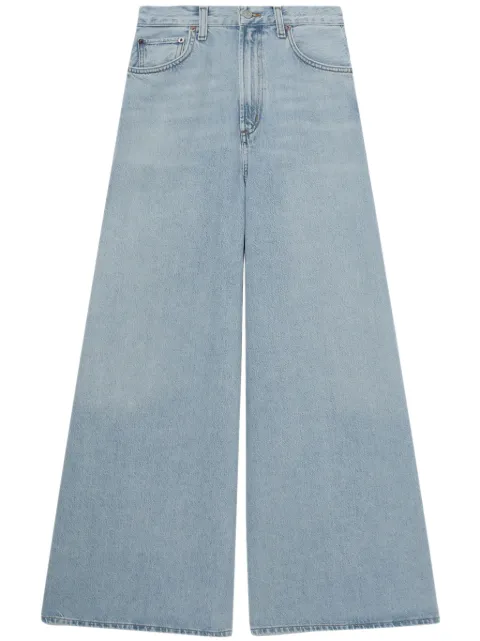 AGOLDE Nolan high-rise wide-leg jeans Blue A92031601