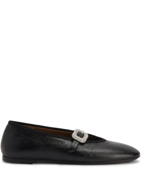 Giuseppe Zanotti Georgia Buckle ballet flats Black I460008009