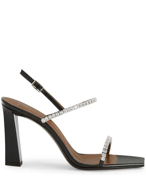 Giuseppe Zanotti 105mm Valentiine sandals Black I400019007
