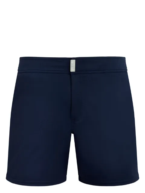 Vilebrequin Merise logo-patch swim shorts Blue MSEC4E01