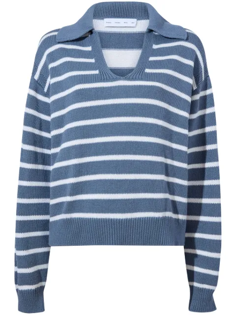Proenza Schouler White Label Murphy sriped sweater Blue WL2437511KC100