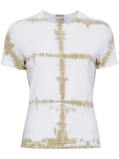 Proenza Schouler White Label tie-dye print cotton-blend t-shirt White WL2434384JCT144GRID