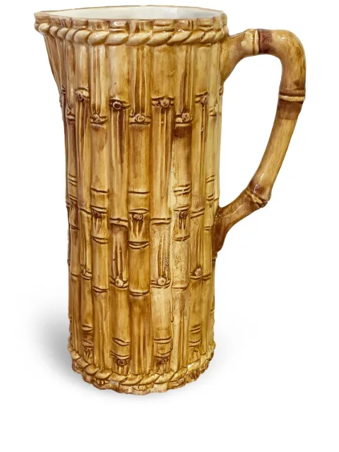 Les-Ottomans Bamboo ceramic jug (30cm) Brown BABWJ