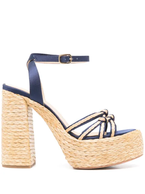 Paloma Barceló Melha 128mm sandals Blue 241892MELHA1