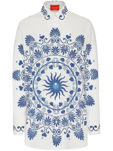 La DoubleJ Better Than You Boyfriend's shirt White SHI0092COT015OLY01WH03