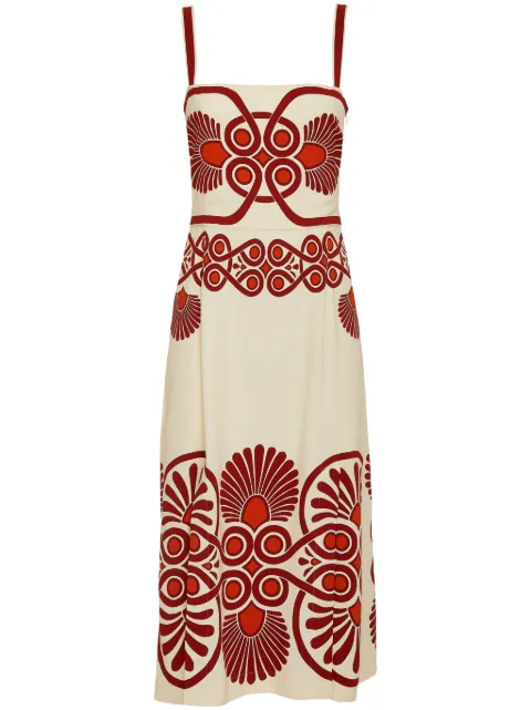 La DoubleJ Buy Me a Martini geometric-print dress Neutrals DRE0673VIS011MED01WH03