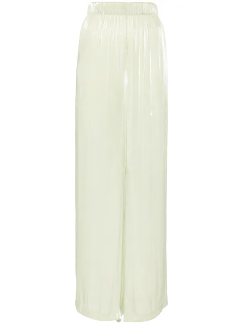 SIMKHAI georgette straight-leg trousers Green 2244053SW