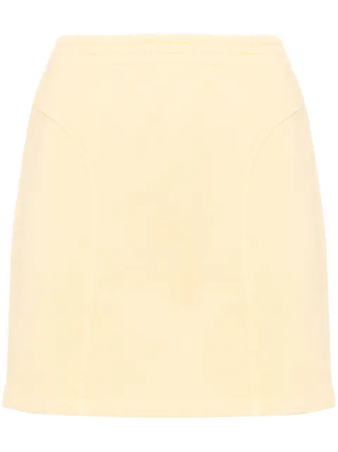 ROTATE BIRGER CHRISTENSEN logo-embroidered mini skirt Yellow 1125021155