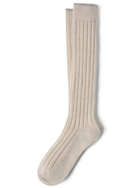 Brunello Cucinelli cashmere socks Neutrals MCS93591CIF53